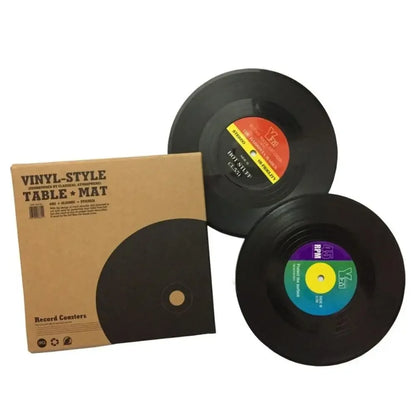 Vinyl Record Cup Coasters